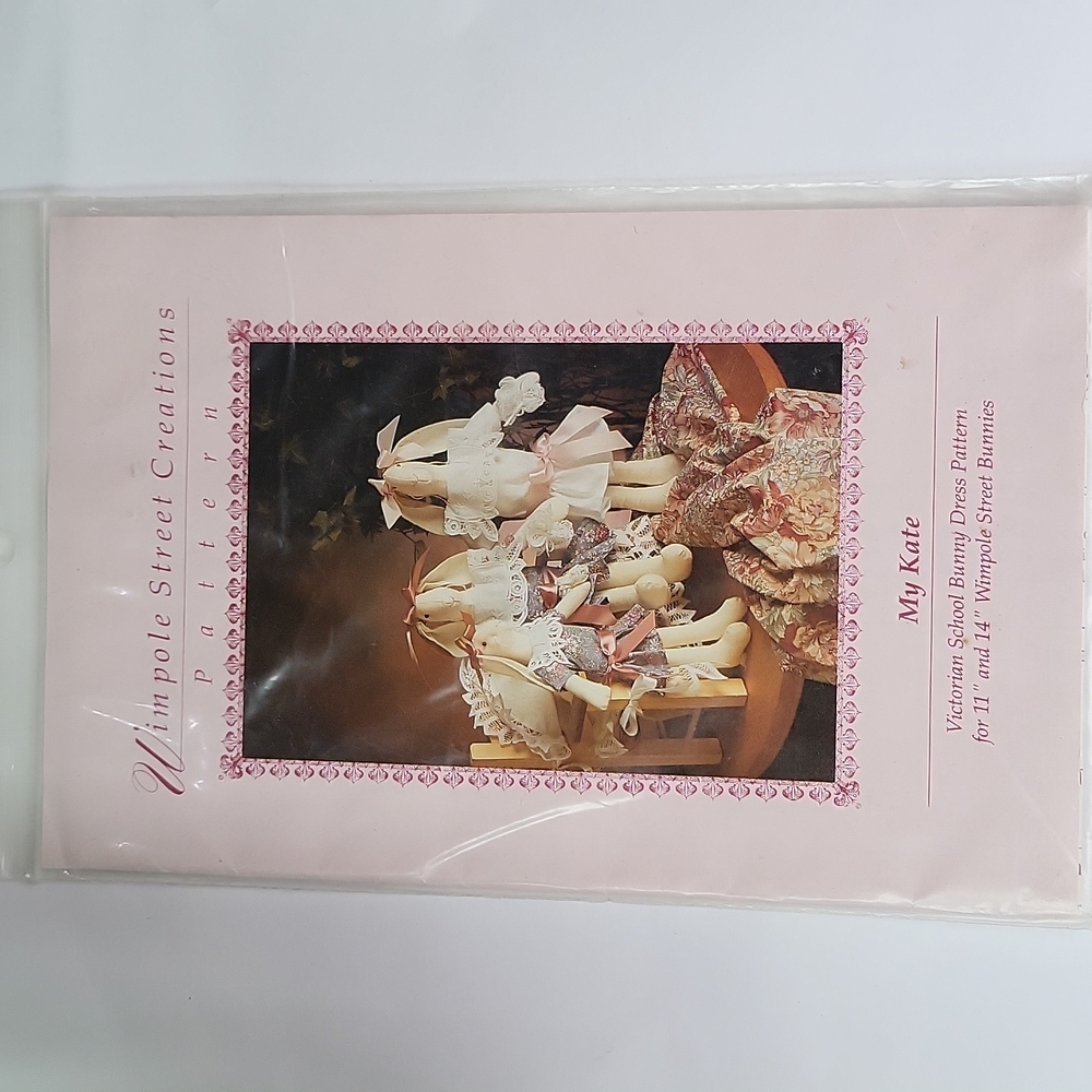 My Kate Victorian School Bunny Dress Pattern Wimpole Street Creations Pattern